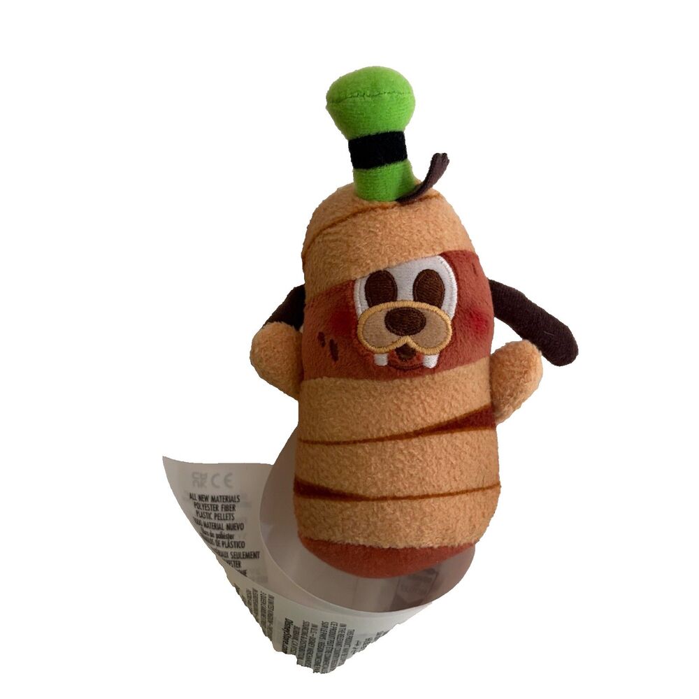 Disney Parks Munchlings Goofy Mummy Hot Dog Plush Stuffed Animal